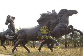 廣東中山火炬開(kāi)發(fā)區(qū)《銅馬》動(dòng)物雕塑工程