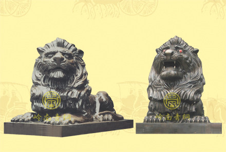 匯豐銅獅子（6號）長2.8米，寬1.28米，高1.8米