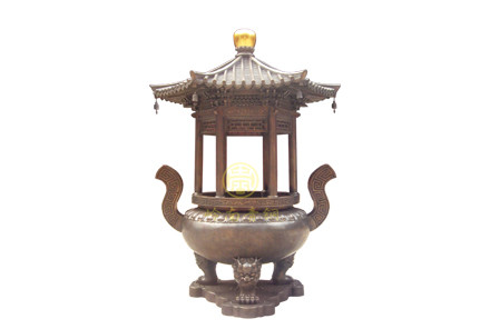 現(xiàn)貨：單層蓋圓香爐（高2.8米，口徑1.08米）