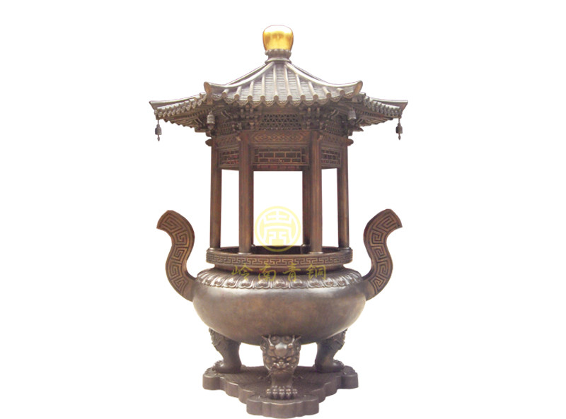 現貨：單層蓋圓香爐（高2.8米，口徑1.08米）