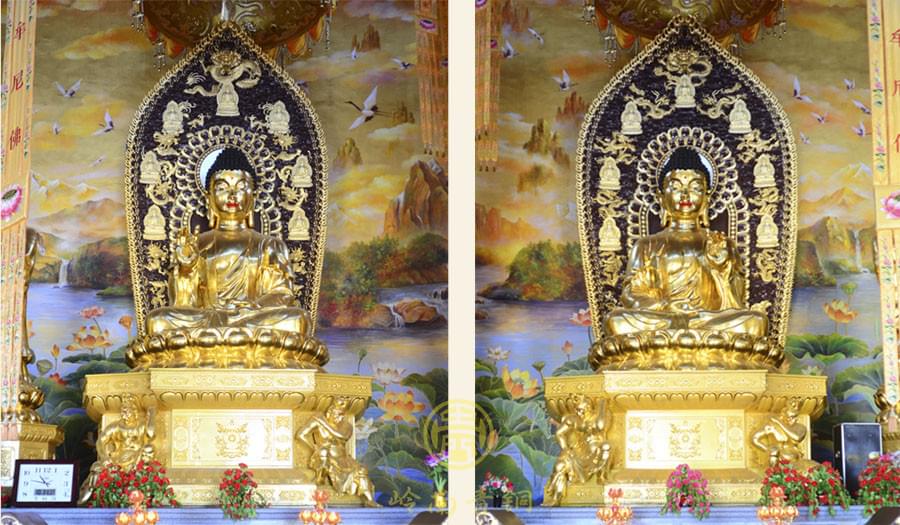 湖南無量禪寺銅佛像