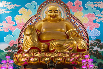 現(xiàn)貨：彌勒佛銅佛像（高1.7米；高0.6米）