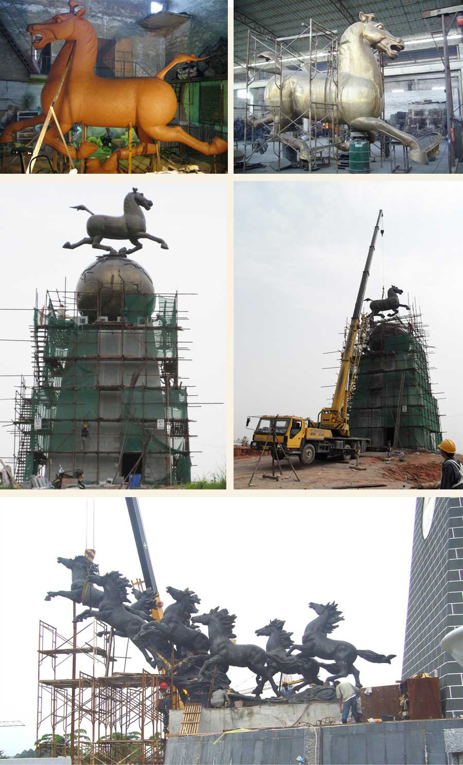 《馬踏飛燕》大型城市廣場雕塑工程-廣東清遠