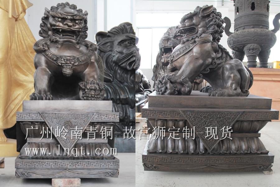現貨故宮獅