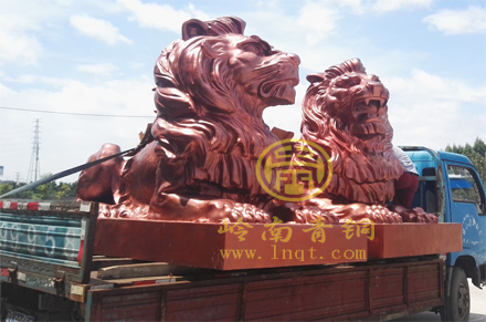 昆明農信社銅獅子